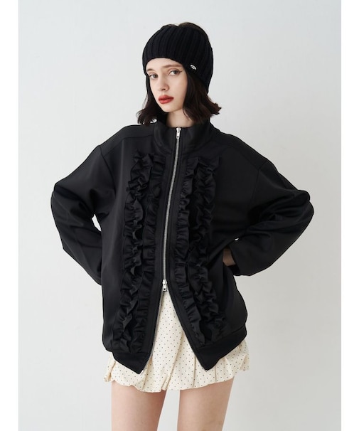 フリルトラックジャケット【セットアップ対応】