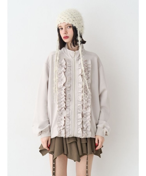 フリルトラックジャケット【セットアップ対応】