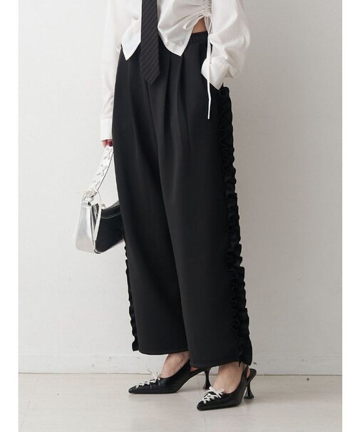 フリルトラックパンツ【セットアップ対応】