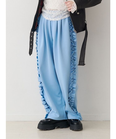 フリルトラックパンツ【セットアップ対応】