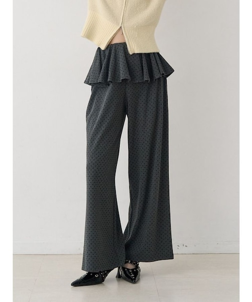 スカートドッキングカットパンツ【セットアップ対応】