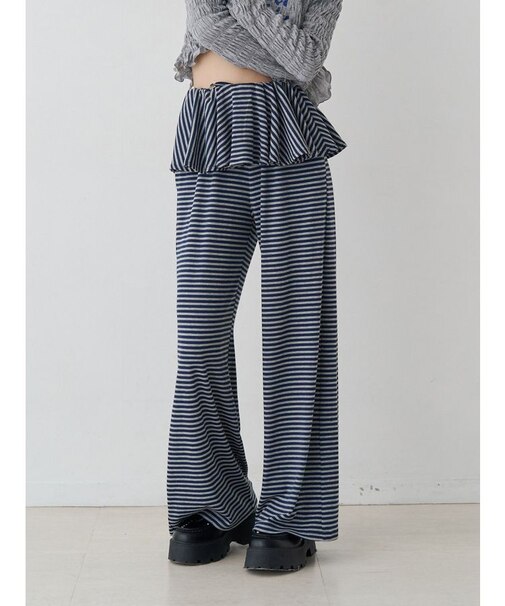 スカートドッキングカットパンツ【セットアップ対応】