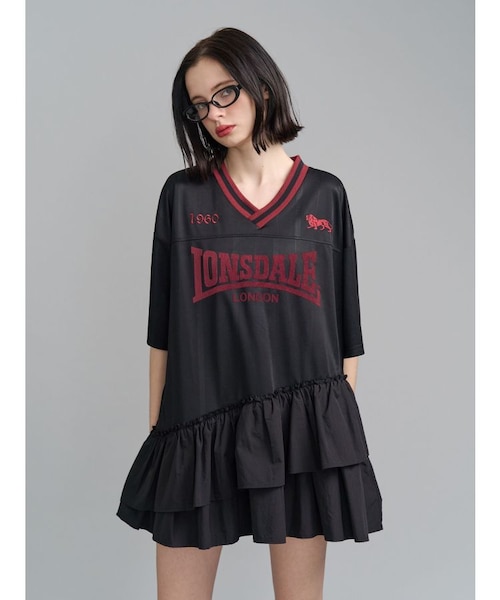 jouetie ユニフォーム ワンピース LONSDALE×jouetie】ユニフォームワンピース｜ジュエティの通販｜&mall