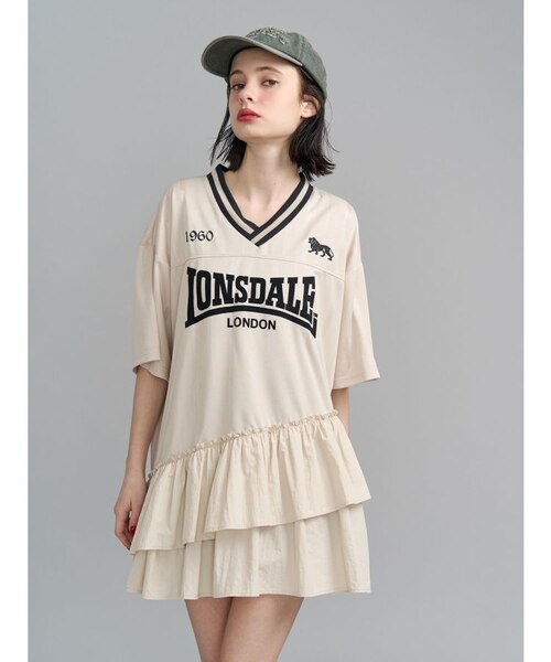 jouetie ユニフォーム ワンピース LONSDALE×jouetie】ユニフォームワンピース｜ジュエティの通販｜&mall