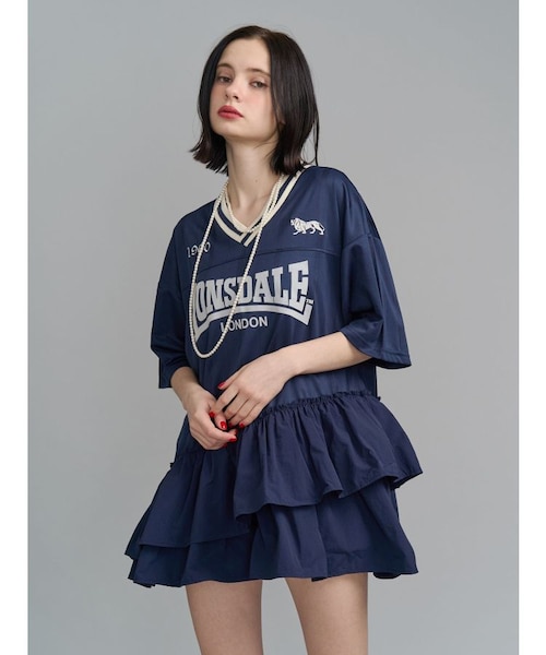 jouetie ユニフォーム ワンピース LONSDALE×jouetie】ユニフォームワンピース｜ジュエティの通販｜&mall
