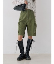 カーゴカプリパンツ