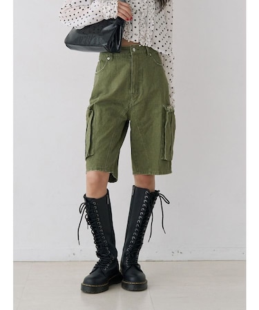 カーゴカプリパンツ