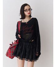 シアーギャザーロゴニット