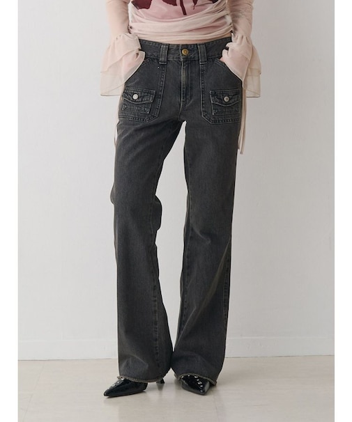 【SOMETHING×PosTokyo】BUSH FLARE DENIM