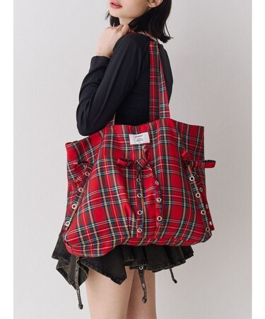 ハトメリボンビッグトート