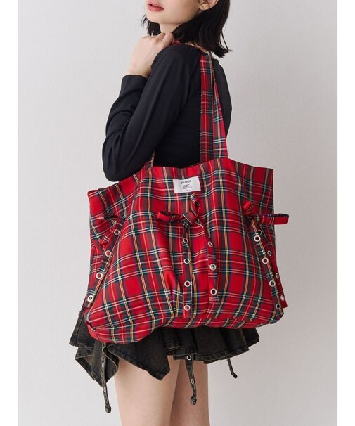 ハトメリボンビッグトート