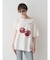 チェリーワンショルルーズTシャツ