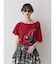 チェリーワンショルルーズTシャツ