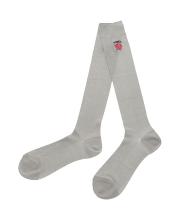 jouetie×靴下屋刺繍ラメリブハイソックス