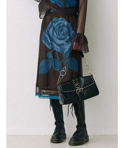 ローズシアーミドルスカート