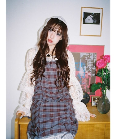【MINAMI×jouetie】シャーリングキャミワンピース
