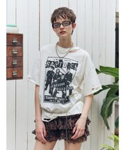 グランジダメージTシャツ