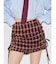 サイドギャザーミニスカパン