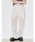 レースワイドカーゴパンツ