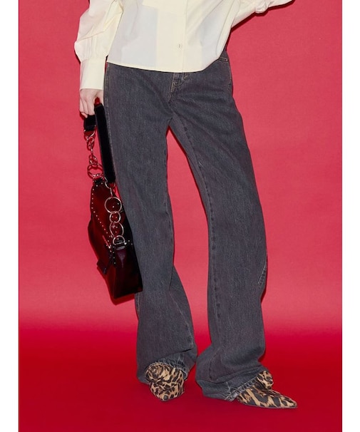 【SOMETHING×PosTokyo】Straight Loose Denim