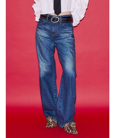 【SOMETHING×PosTokyo】Straight Loose Denim