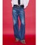 【SOMETHING×PosTokyo】Straight Loose Denim
