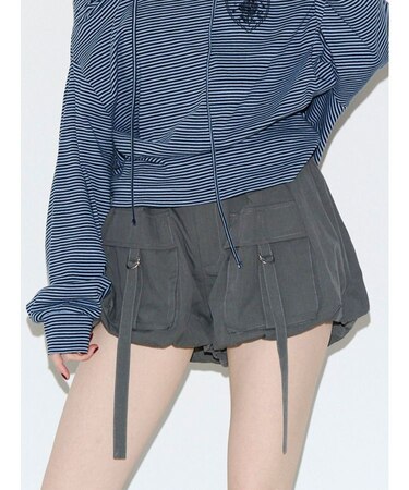 ミリタリーバルーンショートパンツ