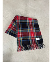 チェックロングマフラー