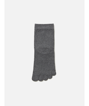 【定番】綿素材の無地五本指ショートソックス