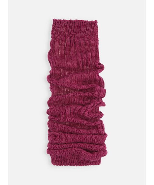 【綿混】リブ2WAYウォーマー