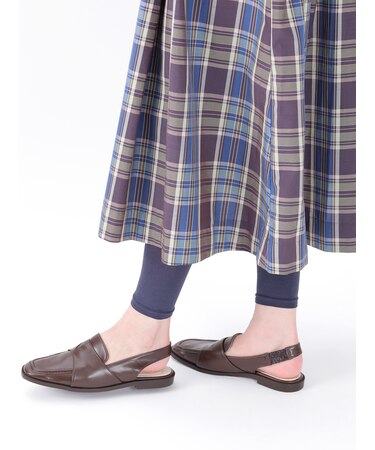 【綿混】さらっとレギンス10分丈