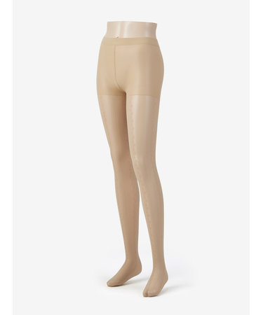 レースストライプストッキング