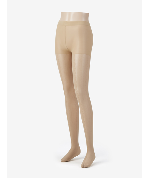 レースストライプストッキング