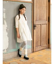 【キッズ】210デニール杢タイツ ／ 95-115cm