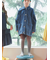 キッズ 210デニール杢タイツ110～130cm
