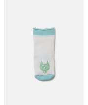 【ベビー】暗闇で光る猫パイルハイソックス / 7-9cm