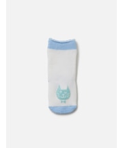 【ベビー】暗闇で光る猫パイルハイソックス / 7-9cm