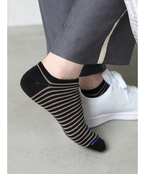 【定番】ボーダースニーカー用ソックス
