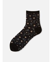 シースルー花柄ショートソックス