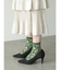 シースルー花柄ショートソックス