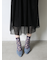 シースルー花柄ショートソックス