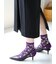 シースルー花柄ショートソックス