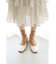 シースルー花柄ショートソックス