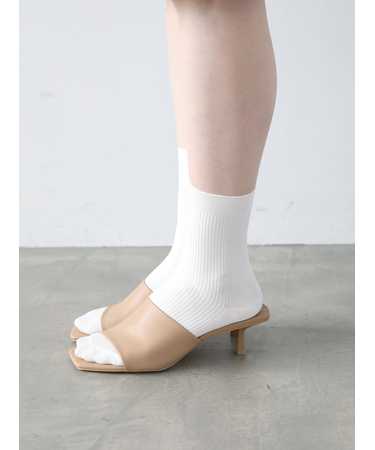 【定番】ソフトナイロンリブショートソックス