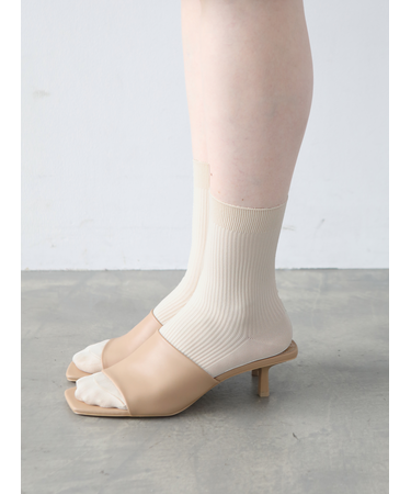 【定番】ソフトナイロンリブショートソックス