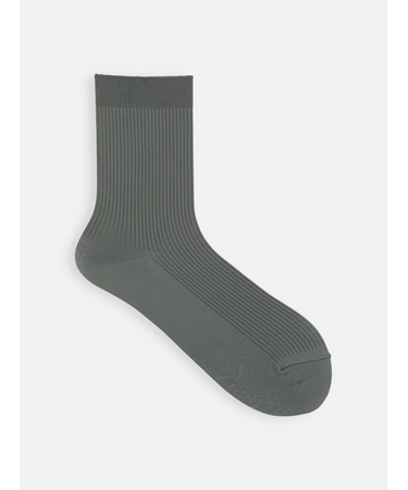 【定番】ソフトナイロンリブショートソックス