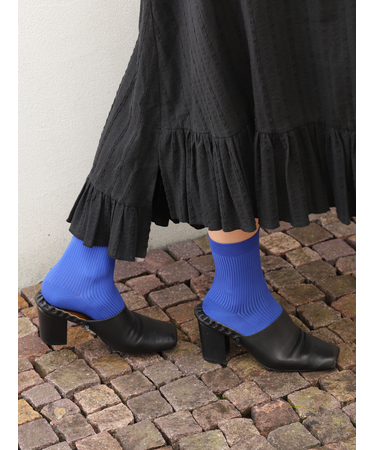 【定番】ソフトナイロンリブショートソックス