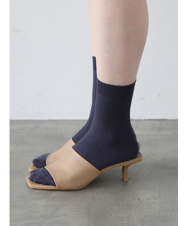 【定番】ソフトナイロンリブショートソックス