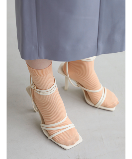 【定番】ソフトナイロンリブショートソックス