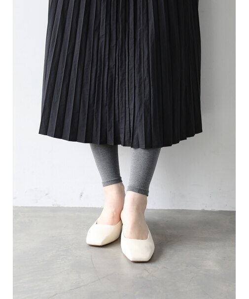 【定番】薄手コットン10分丈レギンス